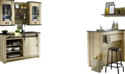 Home affaire Pantryküche »Sherwood« Breite 160 cm, ohne E-Geräte
