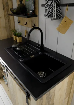 Home affaire Pantryküche »Sherwood« Breite 160 cm, ohne E-Geräte