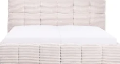Home affaire Polsterbett »ALSTED, Familienbett mit kuscheligen Breitcord-Bezug« Liegefläche 180x200 und 240x200 cm, dick gepolstertes Kopfteil