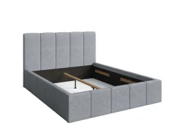 Home affaire Polsterbett »ANCIER wahlweise mit/ohne Bettkasten, Breite Liegefläche 160 cm« Stauraumbett, Doppelbet mit Kopfteil, ohne Matratze, 179/218/112 cm