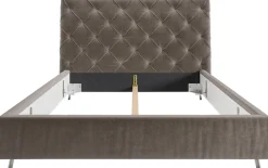 Home affaire Polsterbett »Elloree, in 4 Breiten, hinten mit Originalstoff bezogen, auch in Leder« Kopfteilhöhe 143cm, belastbar bis 280 kg, auch in Überlänge 220cm