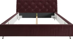 Home affaire Polsterbett »Elloree in 4 Breiten bis 200cm, auch in Leder« Kopfteilhöhe 105cm, belastbar bis 280 kg, auch in Überlänge 220cm