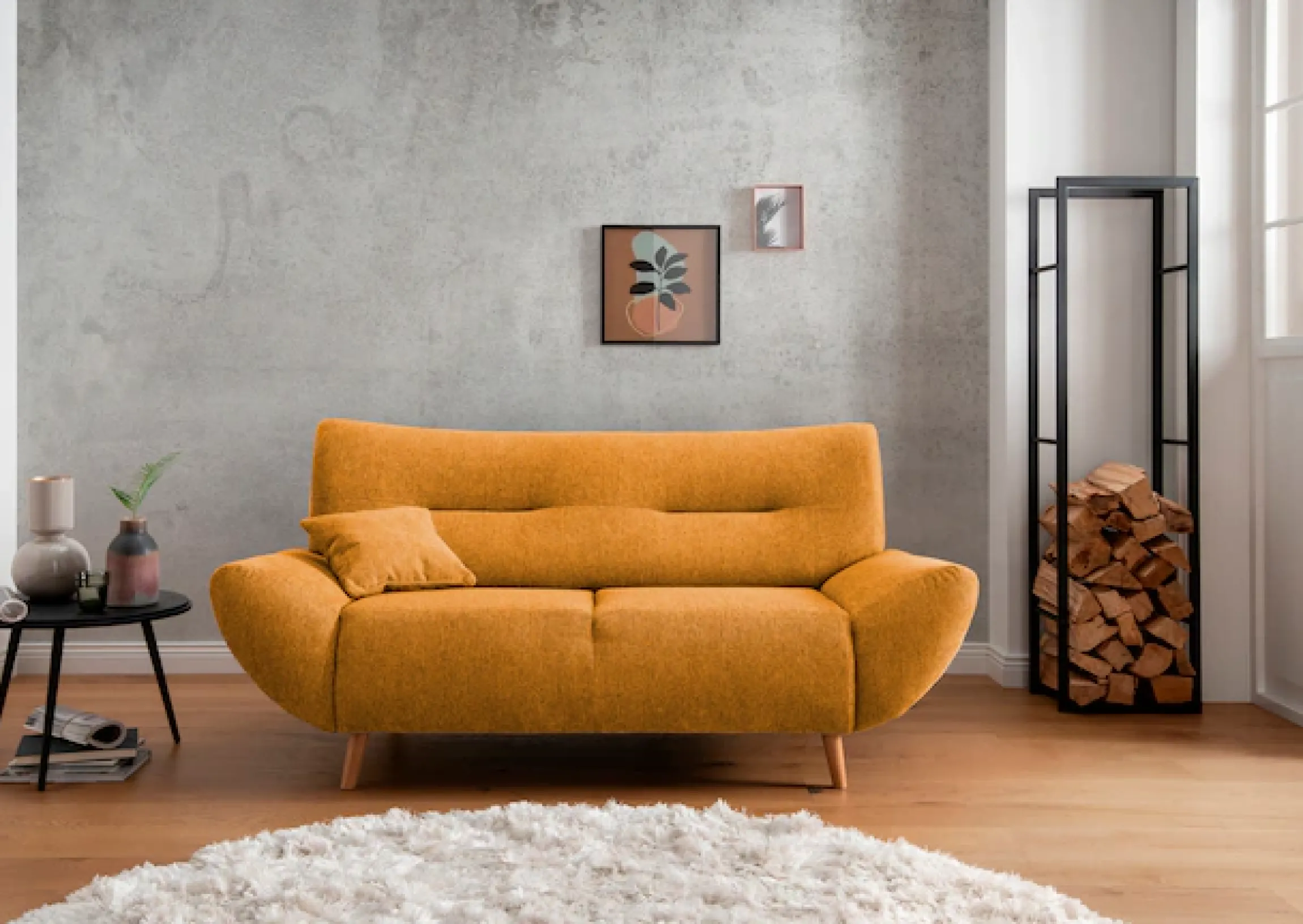 Home affaire Polstergarnitur »Drago elegant und zeitlos, komfortabel, moderne Formensprache« Set, 3-Sitzer, 2-Sitzer und Sessel, 3 Stk. tlg. Set 3-2-1,bequem, versch. Stoffe, inkl. 2 Zierkissen