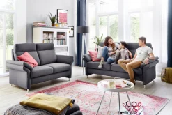 Home affaire Polstergarnitur »Mailand« Set: 3-Sitzer, 2-Sitzer und Sessel, wahlweise mit Move-Funktion