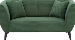 Home affaire Polstergarnitur »Lazio modern und bequem, schmale Armlehnen, tolle Detailverarbeitung« Set, 3-Sitzer und 2-Sitzer, 2 Stk. tlg. zwei verschiedene Fußfarben wählbar