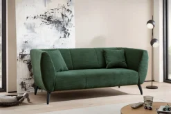 Home affaire Polstergarnitur »Lazio modern und bequem, schmale Armlehnen, tolle Detailverarbeitung« Set, 3-Sitzer und 2-Sitzer, 2 Stk. tlg. zwei verschiedene Fußfarben wählbar