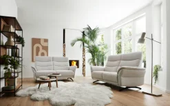 Home affaire Polstergarnitur »Aventis, 2,5- & 2-Sitzer mit motorischer Relaxfunktion« 3 tlg. tlg. inkl. Tonnentaschenfederkern & saugroboterfreundliche Kufen