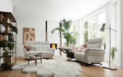 Home affaire Polstergarnitur »Aventis, 2,5- & 2-Sitzer mit motorischer Relaxfunktion« 3 tlg. tlg. inkl. Tonnentaschenfederkern & saugroboterfreundliche Kufen