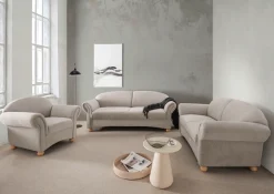 Home affaire Polstergarnitur »Torello Set: 2,5-2-1, Federkern, bequem, zeitlos« 3 tlg. tlg.