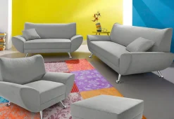 Home affaire Polstergarnitur »Saltare elegant & komfortabel, , 3-2-1, bequem, Designfuß« 3 Stk. tlg.