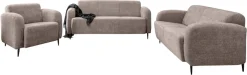 Home affaire Polstergarnitur »Marone bequem, zeitlos & elegant« Set, 3-Sitzer, 2-Sitzer, Sessel, 3 Stk. tlg. auch einzeln erhältlich