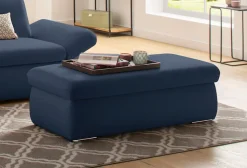 Home affaire Polsterhocker »Avesa« Mit großem Staufach, passend zur Serie "Avesa", B/T/H: 136/64/43 cm