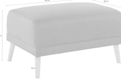 Home affaire Polsterhocker »Asra, B: 86 cm« passend zur Polsterserie 