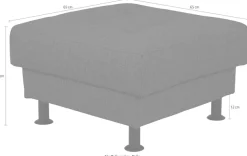 Home affaire Polsterhocker »Bengo« passend zu »Bengo«-Sofa