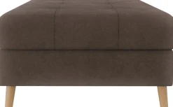 Home affaire Polsterhocker »CHARRE XXL, Steppung im Sitzbereich, Maße: B/T/H: 118/73/40 cm« passend zur Serie CHARRE, auch in Cord und Bouclé,