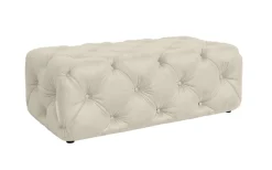 Home affaire Polsterhocker »FOLLINA« Polsterhocker mit klassischer Chesterfield-Knopfheftung