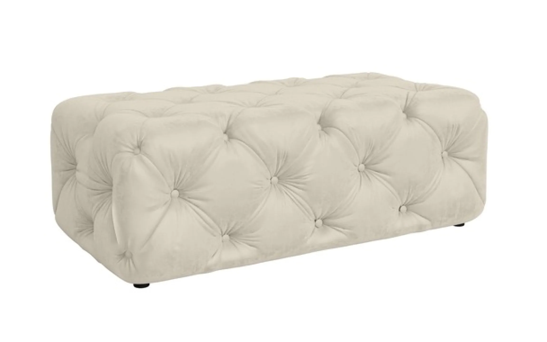 Home affaire Polsterhocker »FOLLINA« Polsterhocker mit klassischer Chesterfield-Knopfheftung