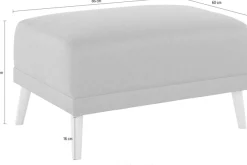 Home affaire Polsterhocker »Granbo, B: 86 cm« passend zur Polsterserie 