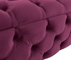 Home affaire Polsterhocker »KALINA, hochwertige Knopfheftung, B/T/H: 120/55/45 cm« mit Staufach und innenliegenden Laschen zur besseren Aufbewahrung
