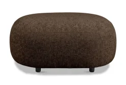 Home affaire Polsterhocker »OSTRUP, Naturtöne, Boucle oder Chenille« 90x64 cm, organische Form mit sanften Rundungen