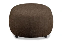 Home affaire Polsterhocker »OSTRUP, Naturtöne, Boucle oder Chenille« 90x64 cm, organische Form mit sanften Rundungen