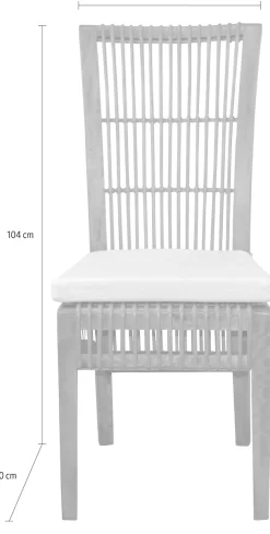 Home affaire Rattanstuhl () Handarbeit aus Rattan (2er-Set)