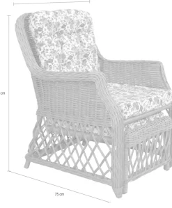 Home affaire Rattanstuhl () Handarbeit, Maße (B/T/H): (67/75/91)