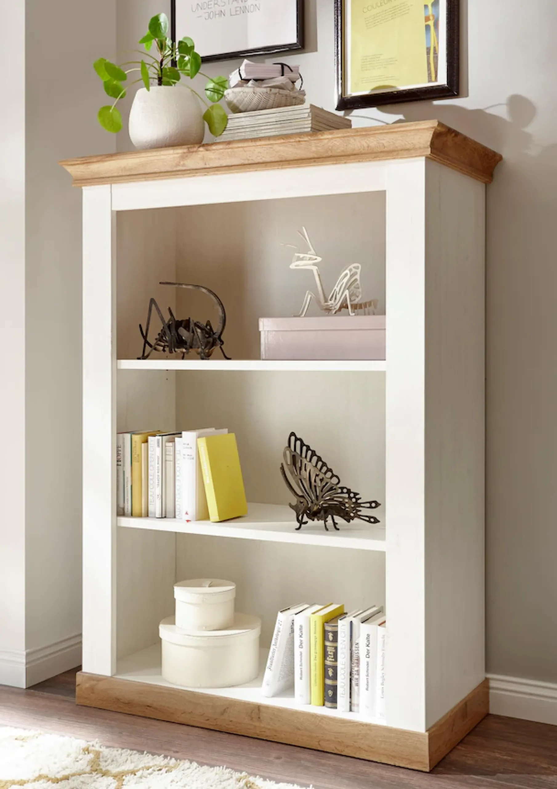 Home affaire Regal »Cremona, Schrank, Wohnzimmerschrank, Mehrzweckschrank, Regal« im Landhausstil, ausreichend Stauraum, vielseitig, 102 cm breit