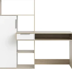 Home affaire Regal-Schreibtisch »Function Plus, Standregal, Aktenregal, Stauraumregal, Multifunktional,« mit 1 Schublade, 1 Tür, Regal und Fächern