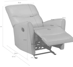 Home affaire Relaxsessel »Chesley, TV-Sessel mit Schlaffunktion, Sessel Wohnzimmer« mit Relaxfunktion, frei stellbar
