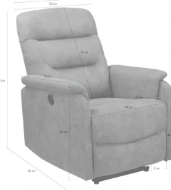 Home affaire Relaxsessel »Coullon, TV-Sessel mit Schlaffunktion,« Relaxfunktion mit USB Anschluss