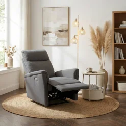 Home affaire Relaxsessel »FINNARA, Relaxsessel, TV-Sessel, elelektrische Relaxfunktion, USB A/C« Liegefunktion 105°-135°, Federkern,