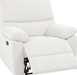 Home affaire Relaxsessel »LANNOY, TV-Sessel, elektr. o. manuelle Relaxfunktion, USB A/C,« Sessel mit Liegefunktion 105°-150°, Federkernpolsterung