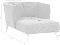 Home affaire Relaxsessel »Lazio modern und bequem, schmale Armlehnen, tolle Detailverarbeitung«
