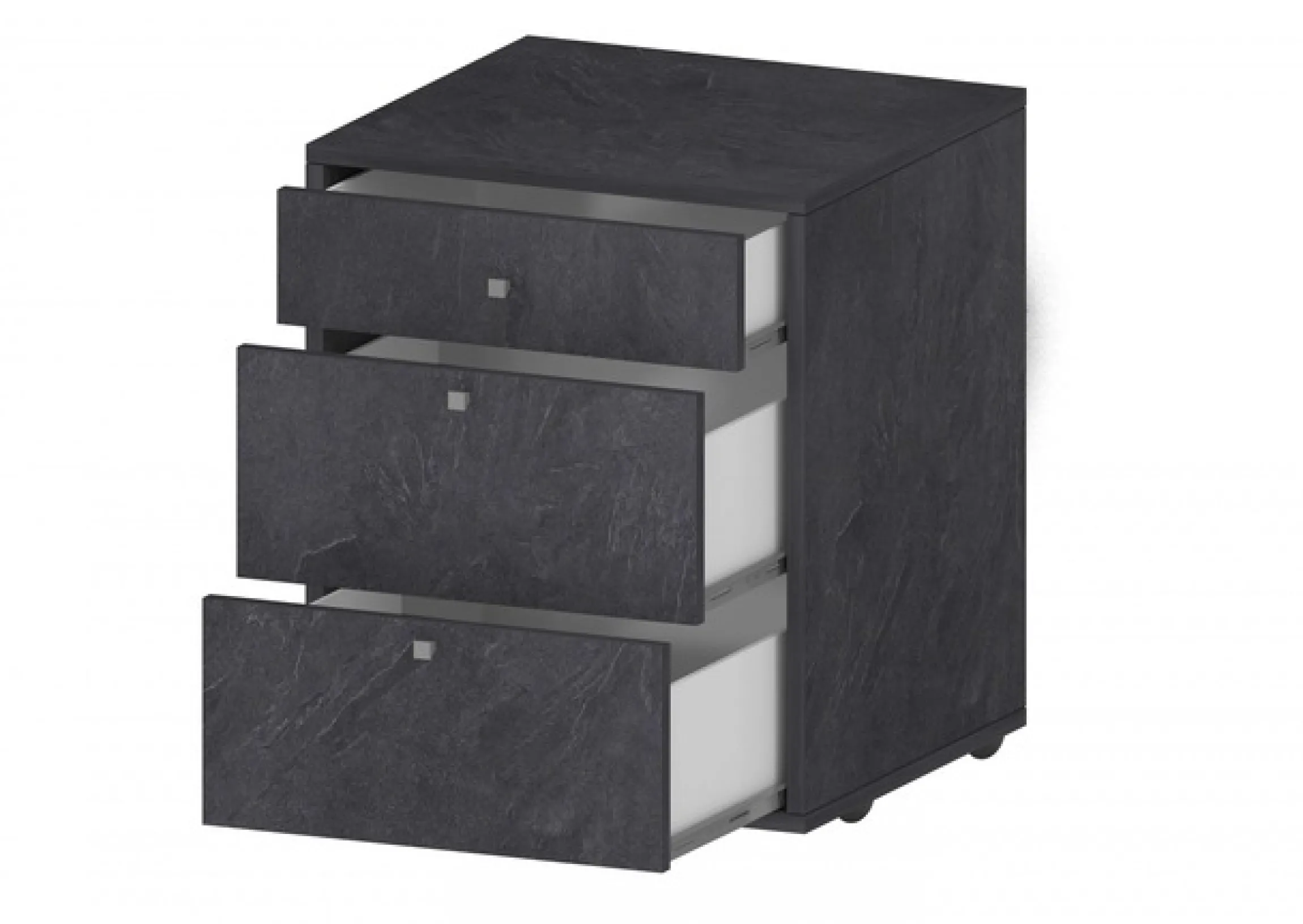 Home affaire Rollcontainer »ESSE« 1 Stk. tlg. mit 3 Schubladen, Schreibtischcontainer, Höhe 61 cm