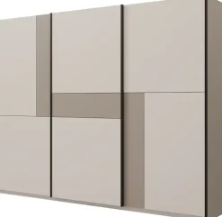Home affaire Schiebetürenschrank »Cube Garderobenschrank incl.kompletter Innenausstattung« Moderner Kleiderschrank, Schiebetürenschrank, Garderobe