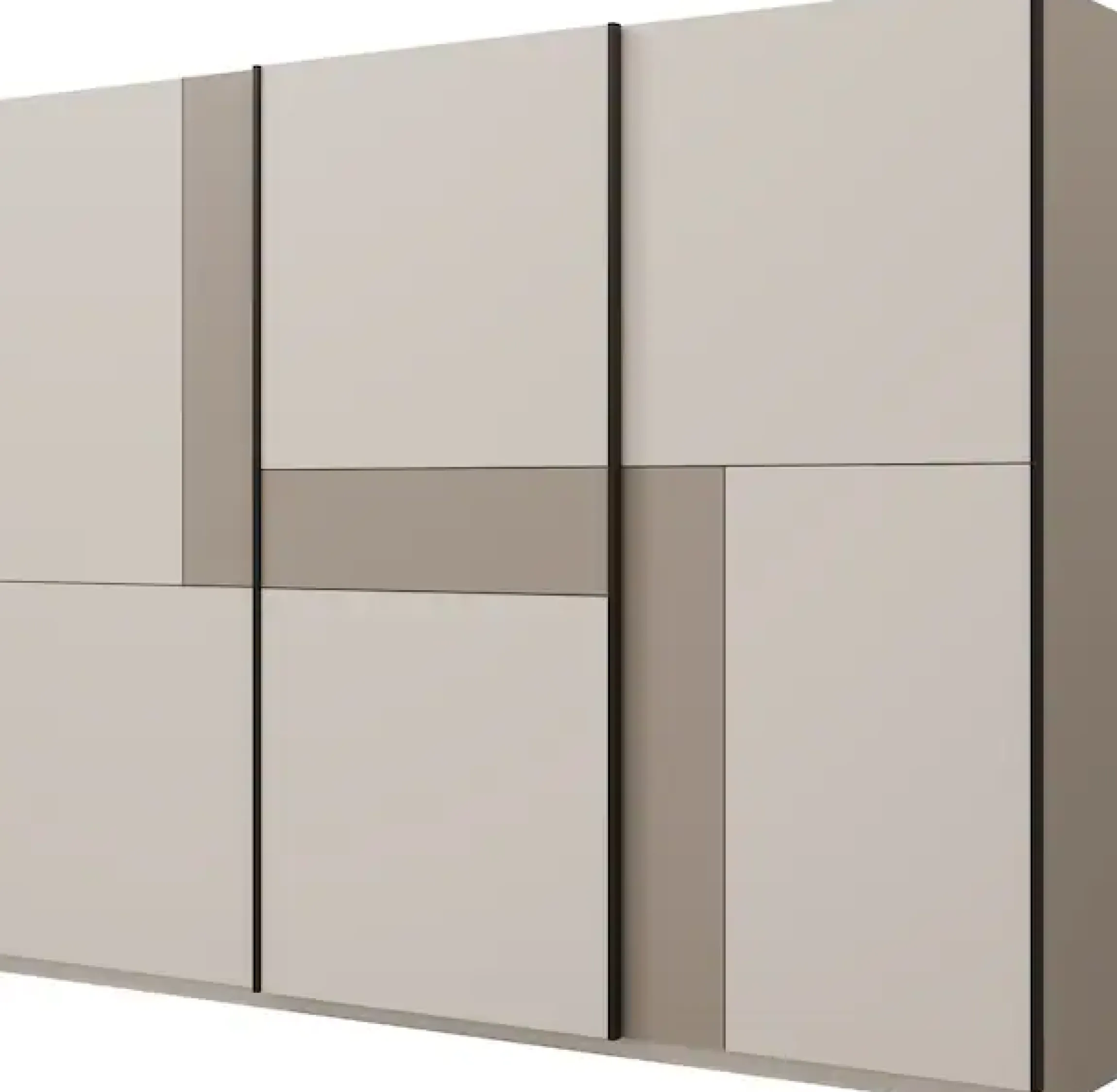 Home affaire Schiebetürenschrank »Cube Garderobenschrank incl.kompletter Innenausstattung« Moderner Kleiderschrank, Schiebetürenschrank, Garderobe