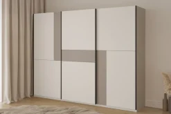 Home affaire Schiebetürenschrank »Cube Garderobenschrank incl.kompletter Innenausstattung« Moderner Kleiderschrank, Schiebetürenschrank, Garderobe