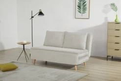 Home affaire Schlafsofa »AINSLEY 140 cm -2-Sitzer, verstellbare Rückenlehne« wandelbar zum Gästebett, Relaxsofa, Webstoff u. Cord-Bezug