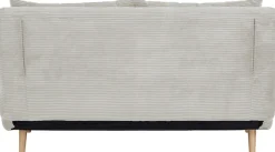 Home affaire Schlafsofa »AINSLEY 140 cm -2-Sitzer, verstellbare Rückenlehne« wandelbar zum Gästebett, Relaxsofa, Webstoff u. Cord-Bezug
