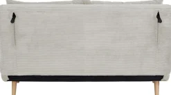 Home affaire Schlafsofa »AINSLEY 140 cm -2-Sitzer, verstellbare Rückenlehne« wandelbar zum Gästebett, Relaxsofa, Webstoff u. Cord-Bezug