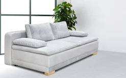Home affaire Schlafsofa »Ben, B: 200 cm, Liegefl. 158x198 cm« Schlaffunktion & Bettkasten, Dauerschlafsofa mit Boxspring