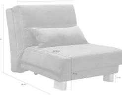 Home affaire Schlafsofa »Gina« mit einem Handgriff vom Sofa zum Bett