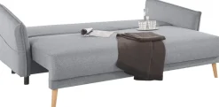 Home affaire Schlafsofa »Granbo, B: 228 cm, Liegel. 145x192 cm« Schlaffunktion, Bettkasten, Taschen & 4 Zierkissen, Federkern
