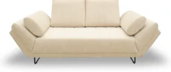 Home affaire Schlafsofa »Jadelyn mit klappbaren Armlehnen, Bettsofa mit Federkern, Breite 250cm« Federkern, Cord-Bezug, incl. 2 Armlehnkissen, Liegefläche 97x250 cm