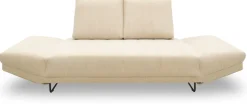 Home affaire Schlafsofa »Jadelyn mit klappbaren Armlehnen, Bettsofa mit Federkern, Breite 250cm« Federkern, Cord-Bezug, incl. 2 Armlehnkissen, Liegefläche 97x250 cm