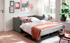 Home affaire Schlafsofa »Milano Einzelauszug, Schlaffunktion, schmale Armlehnen, Breite 147cm« zwei einzeln ausziehbare Liegefunktionen