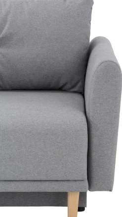 Home affaire Schlafsofa »Scandic, B: 219 cm, Liegel. 137x195 cm« Schlaffunktion, Bettkasten & 2 Zierkissen, Federkern