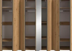 Home affaire Schrank-Set »ALVA, Breite 240 cm, Paneeloptik, Schlafzimmerschrank, Kleiderschrank« wähle den beste Schrank Kombination, individuell platzierbar,
