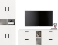 Home affaire Schrank-Set »ENESTE, 12-teilig, in verschiedenen Farben, individuell kombinierbar« verschiedenste Kombinationmöglichkeiten, stehend oder hängend, 4 Stk. tlg.
